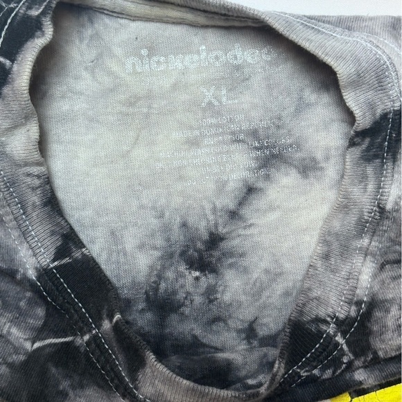 Nickelodeon TV Rugrats Characters Gray Tie Dye Retro Graphic T Shirt XL Cartoon - Picture 3 of 4
